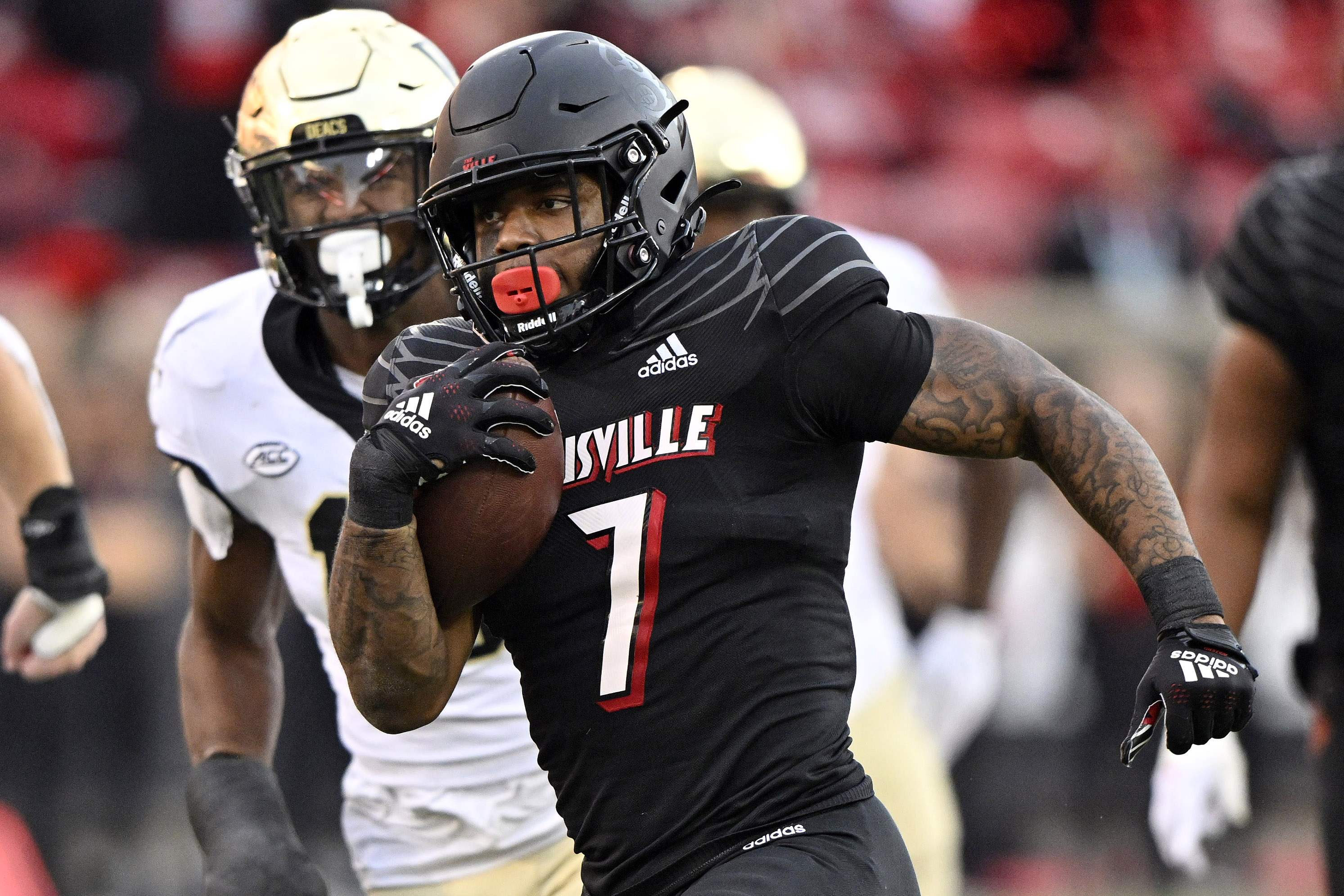 Louisville running back Tiyon Evans